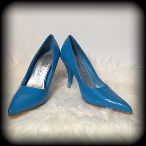 Bright Blue Heels
